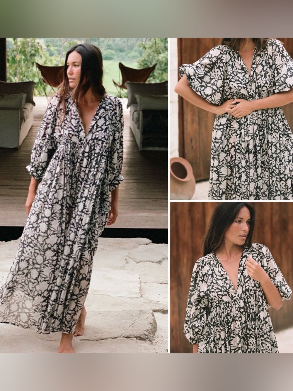 NWT/DAUGHTERS OF INDIA XS $219 KYRA MAXI DRESS PEPPER